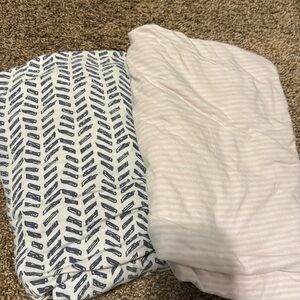 Organic cotton fitted crib sheets